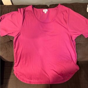 Women's Pink Lularoe Top and leggings